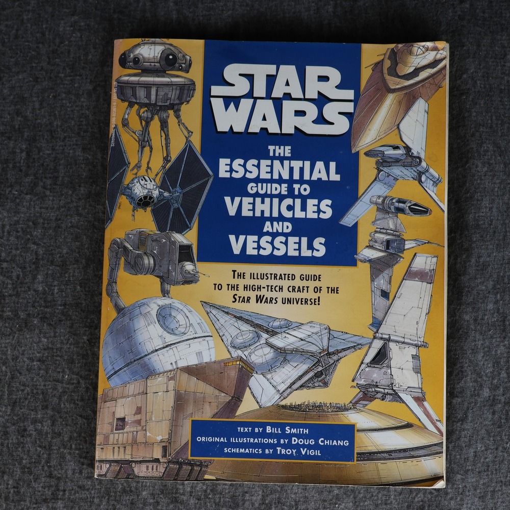Vintage Star Wars Essential Guide Vehicles & Vessels Bill Smith Illustrated PB